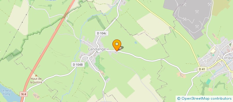 localisation de l'entreprise GAEC LE PETIT BOIS à LANDANGE