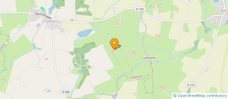 localisation de l'entreprise GAEC LE PETIT BOIS BARRE à CHATELAIN