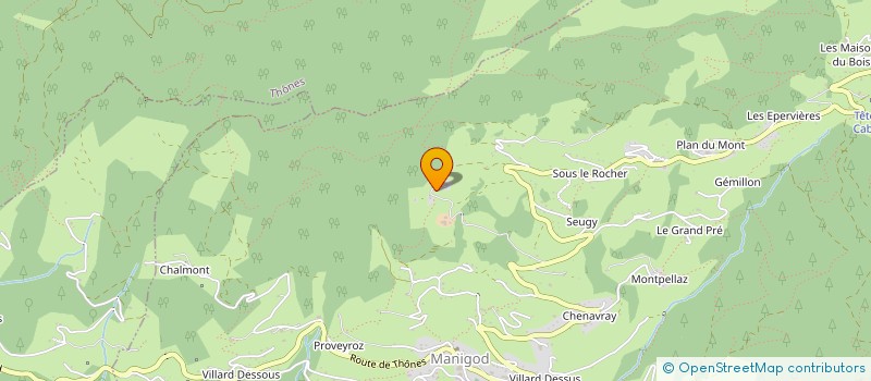 localisation de l'entreprise GAEC LE PICARD à MANIGOD
