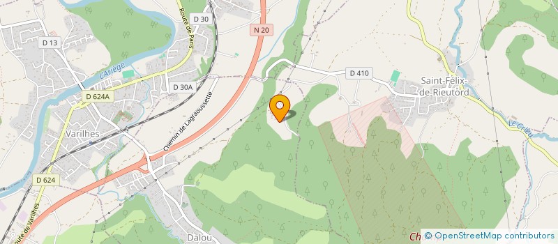 localisation de l'entreprise GAEC LE PIJOULET à DALOU