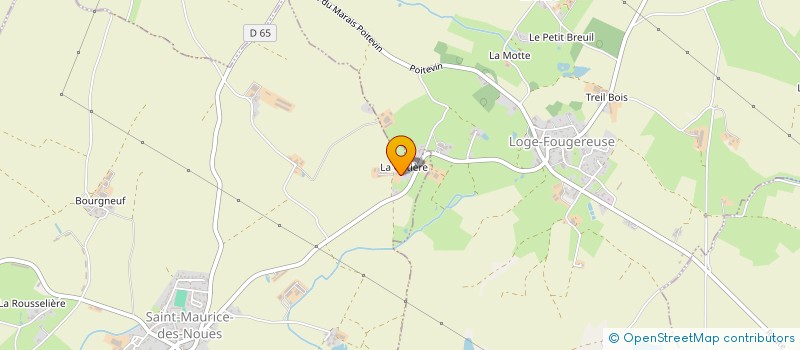 localisation de l'entreprise GAEC LE PORCHE à SAINT-MAURICE-DES-NOUES