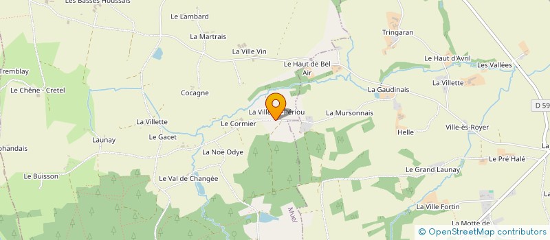 localisation de l'entreprise GAEC LE POTAGER DE BROCELIANDE  MUEL