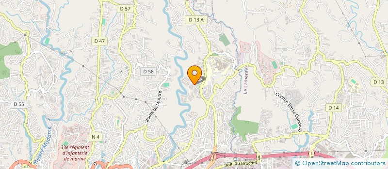 localisation de l'entreprise GAEC LE POTAGER DES MORNES  LE ROBERT