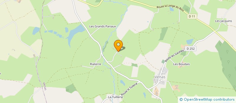 localisation de l'entreprise GAEC LE POTAGER EN HERBE à VENAS