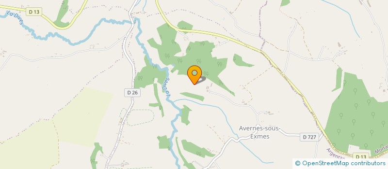 localisation de l'entreprise GAEC LE PRE NEUF à GOUFFERN EN AUGE