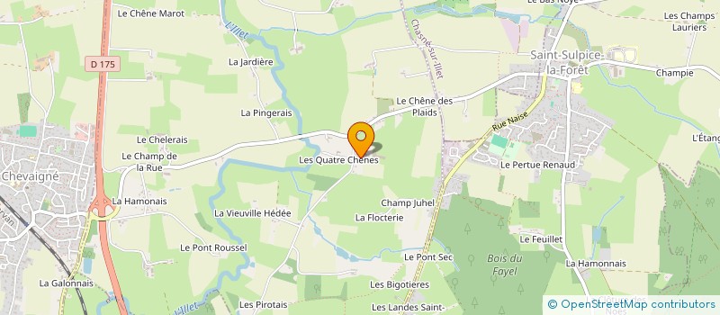 localisation de l'entreprise GAEC LE PRE PIQUET à MOUAZE