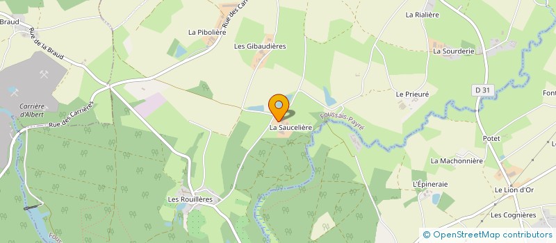 localisation de l'entreprise GAEC LE PREDORIN à FOUSSAIS-PAYRE