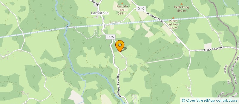 localisation de l'entreprise GAEC LE PUECHAL à SOUSCEYRAC-EN-QUERCY