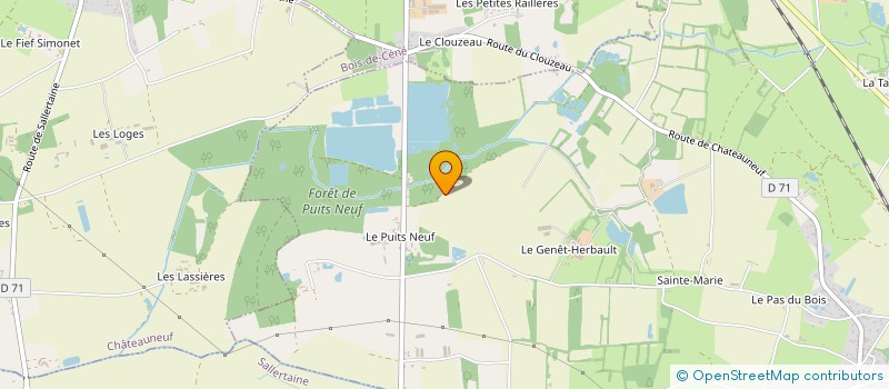 localisation de l'entreprise GAEC LE PUITS MARIE à LA GARNACHE