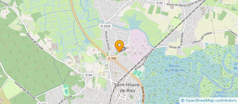 localisation de l'entreprise GAEC LE PUITS TARAUD à SAINT-HILAIRE-DE-RIEZ