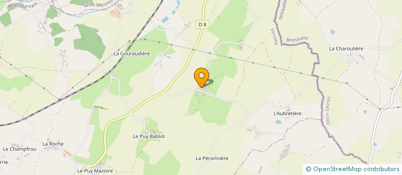 localisation de l'entreprise GAEC LE REVE à MONTOURNAIS