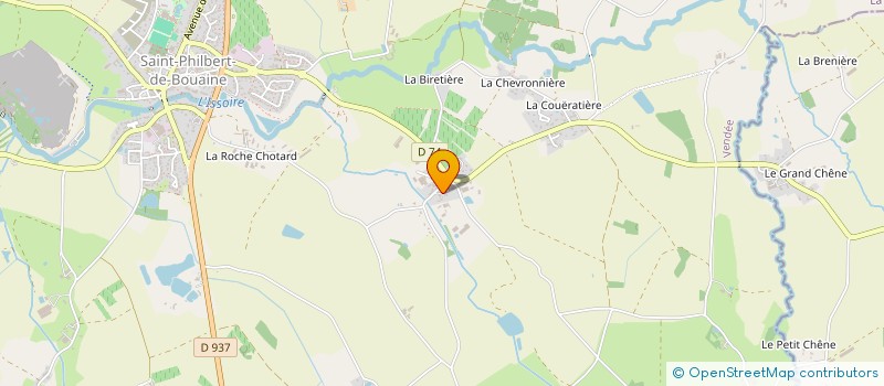 localisation de l'entreprise GAEC LE RIFOLET à SAINT-PHILBERT-DE-BOUAINE