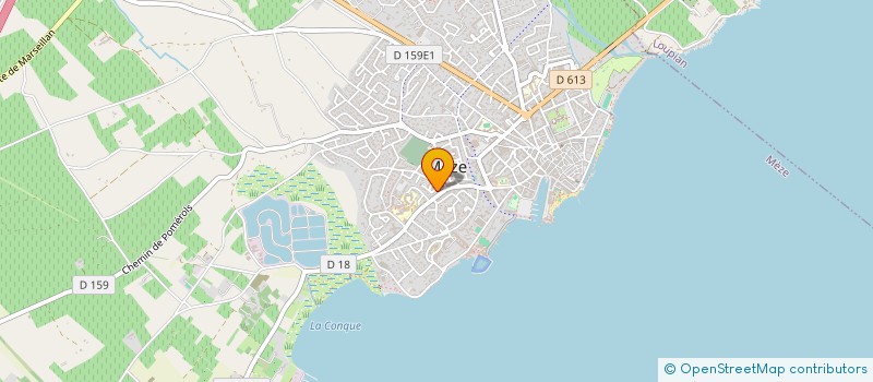 localisation de l'entreprise GAEC LE ROCHER à MEZE