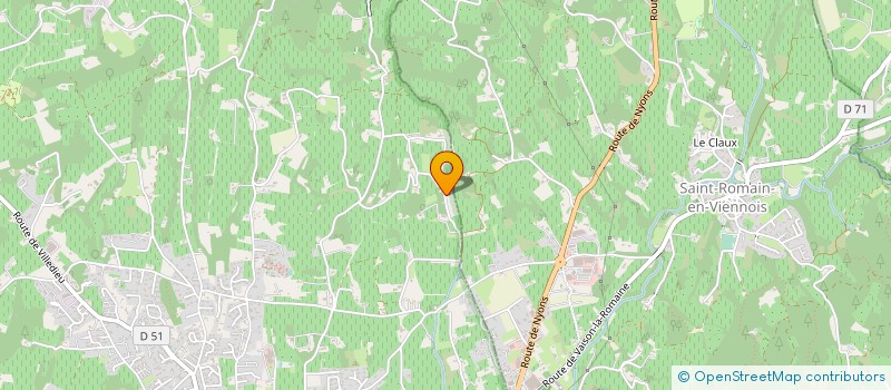 localisation de l'entreprise GAEC LE ROMAIN  VAISON-LA-ROMAINE