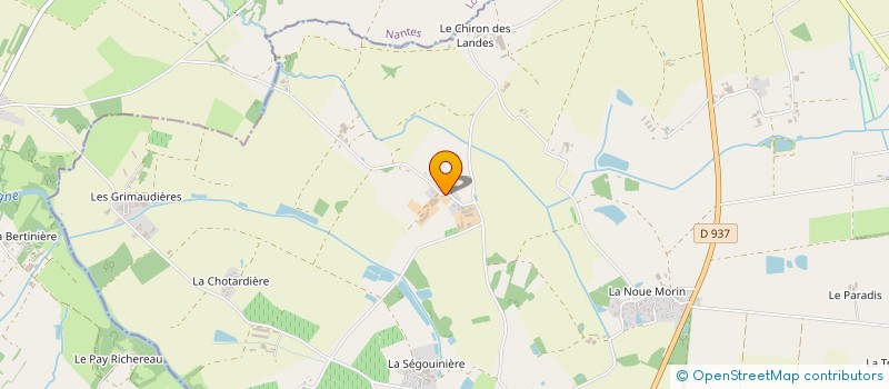 localisation de l'entreprise GAEC LE RUISSEAU à SAINT-PHILBERT-DE-BOUAINE