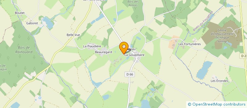 localisation de l'entreprise GAEC LE SAINT LAURENT  SAINT-LAURENT-DE-LA-SALLE