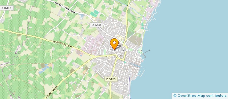 localisation de l'entreprise GAEC LE SAINT ROCH à MARSEILLAN