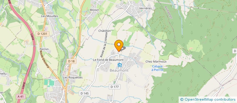 localisation de l'entreprise GAEC LE SALEVE à BEAUMONT