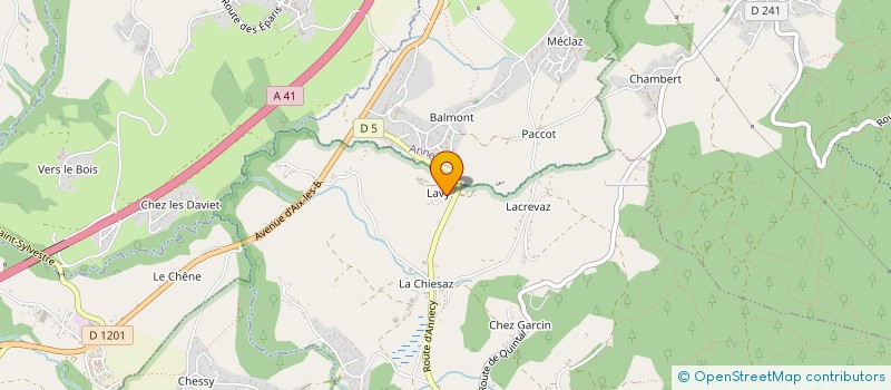 localisation de l'entreprise GAEC LE SEMNOZ à VIUZ-LA-CHIESAZ