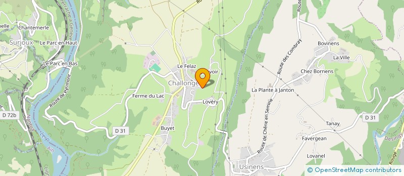 localisation de l'entreprise GAEC LE SEYSSELAN à SEYSSEL
