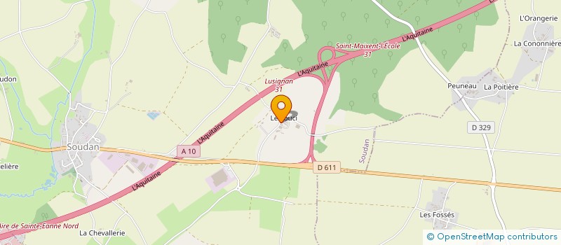 localisation de l'entreprise GAEC LE SOUCI à SOUDAN