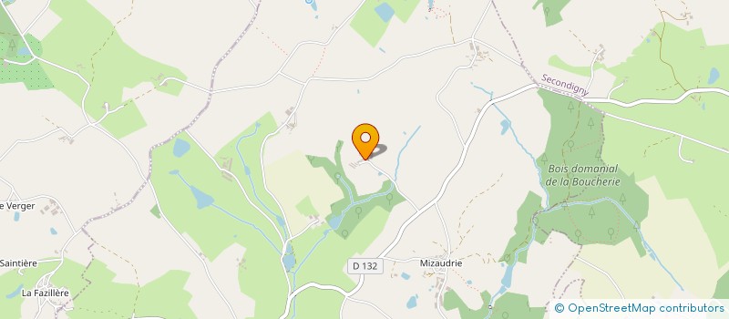 localisation de l'entreprise GAEC LE TABLET  BEUGNON-THIREUIL