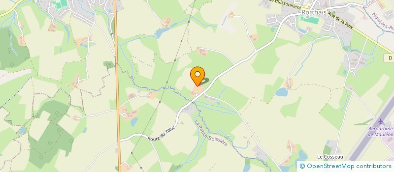 localisation de l'entreprise GAEC LE TILLAC  MAULEON