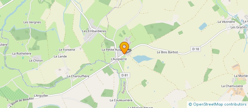 localisation de l'entreprise GAEC LE TRIO à BEAUFOU