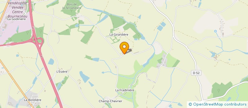 localisation de l'entreprise GAEC LE VENOCHON à BOURNEZEAU