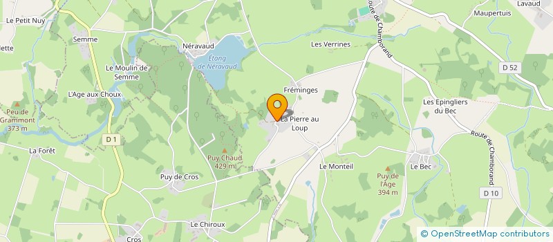 localisation de l'entreprise GAEC LE VERGER DE LASCOUX à SAINT-AGNANT-DE-VERSILLAT