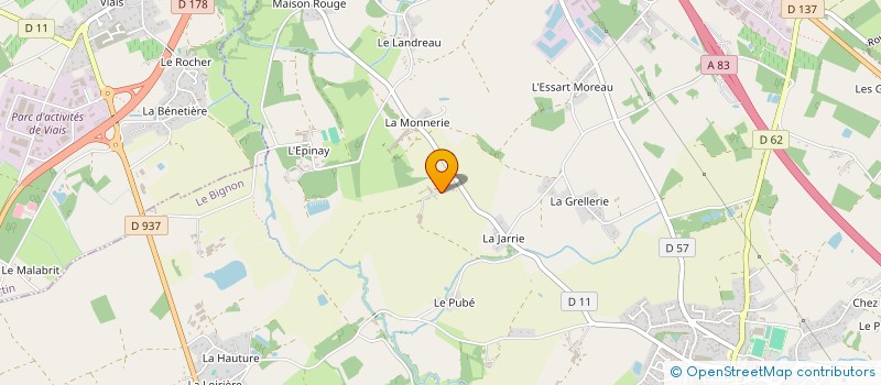 localisation de l'entreprise GAEC LEAUTE à LE BIGNON