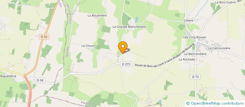 localisation de l'entreprise GAEC LEAUTE à PAULX