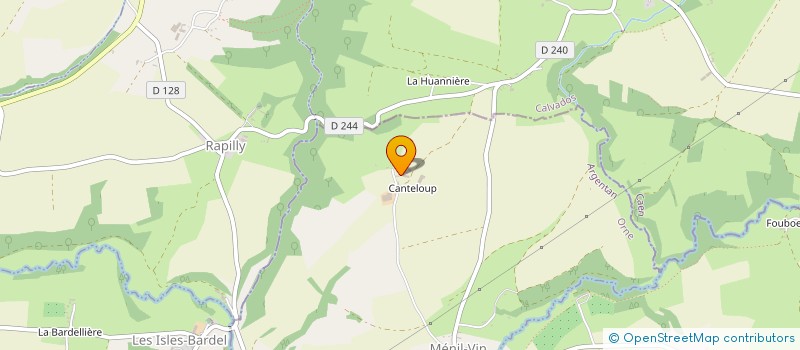 localisation de l'entreprise GAEC LEBAILLY à MENIL-VIN