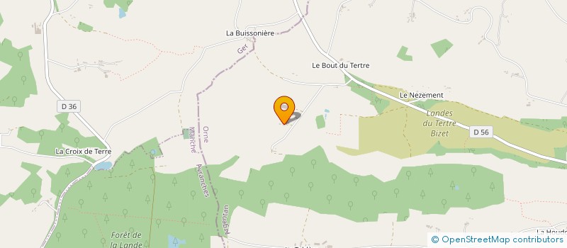 localisation de l'entreprise GAEC LEBAUDY à LONLAY-L'ABBAYE