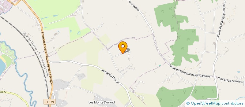 localisation de l'entreprise GAEC LEBEL à MANNEVILLE-LA-PIPARD