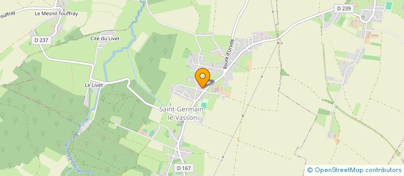 localisation de l'entreprise GAEC LEBISSONNAIS  SAINT-GERMAIN-LE-VASSON