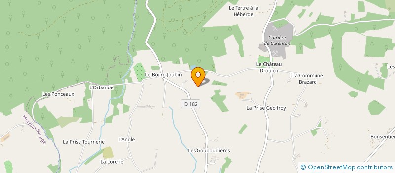 localisation de l'entreprise GAEC LEBLANC à SAINT-CYR-DU-BAILLEUL