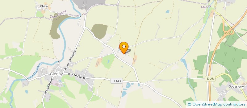 localisation de l'entreprise GAEC LEBLOND à GLENAY