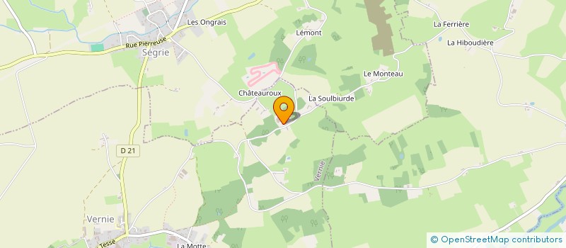 localisation de l'entreprise GAEC LEBOUIL  VERNIE