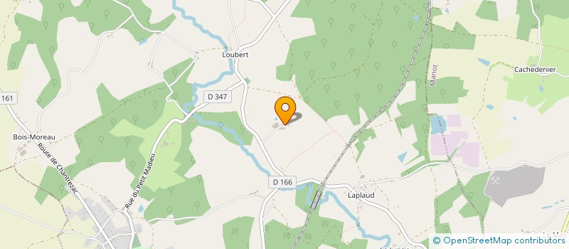 localisation de l'entreprise GAEC LEBRET à TERRES-DE-HAUTE-CHARENTE