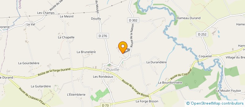 localisation de l'entreprise GAEC LECLER à OUVILLE