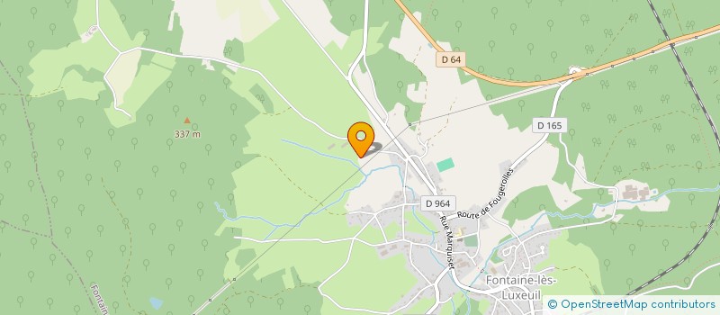 localisation de l'entreprise GAEC LECLERC  FONTAINE-LES-LUXEUIL