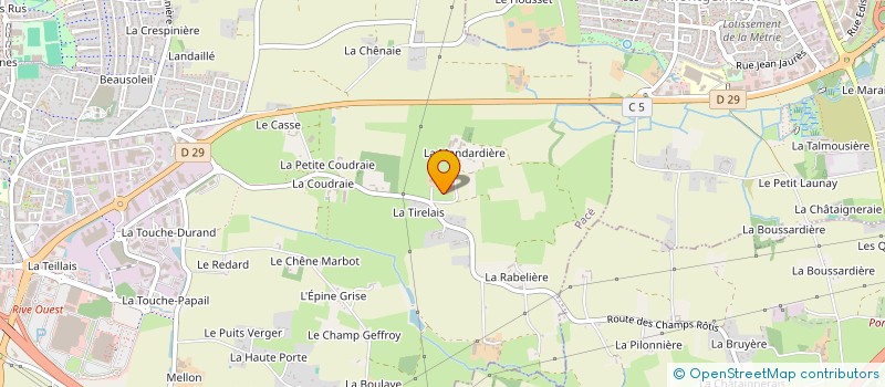 localisation de l'entreprise GAEC LEDIEU à PACE