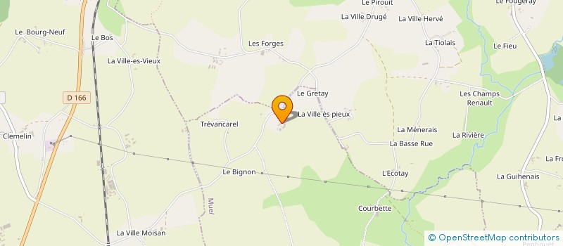 localisation de l'entreprise GAEC LEDUC  MUEL