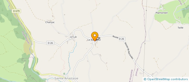 localisation de l'entreprise GAEC LEFAURE à NEUSSARGUES EN PINATELLE