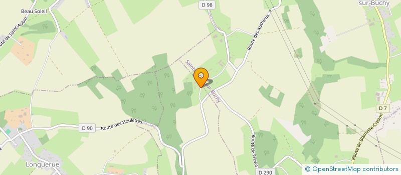 localisation de l'entreprise GAEC LEFAUX  SAINT-GERMAIN-DES-ESSOURTS