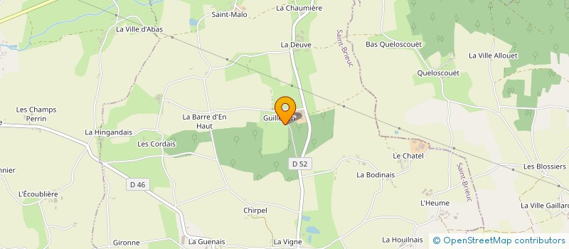 localisation de l'entreprise GAEC LEFEUVRE ALIX à LANRELAS