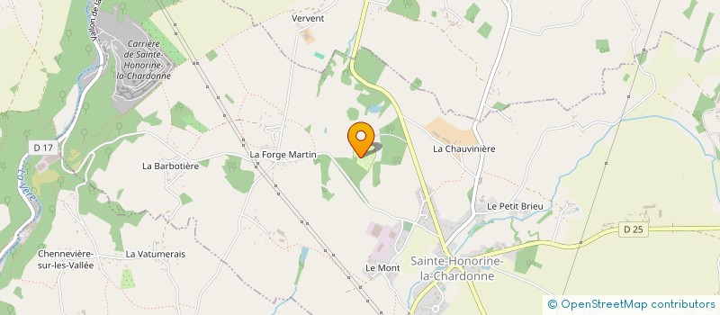 localisation de l'entreprise GAEC LEFEVRE à ATHIS-VAL DE ROUVRE
