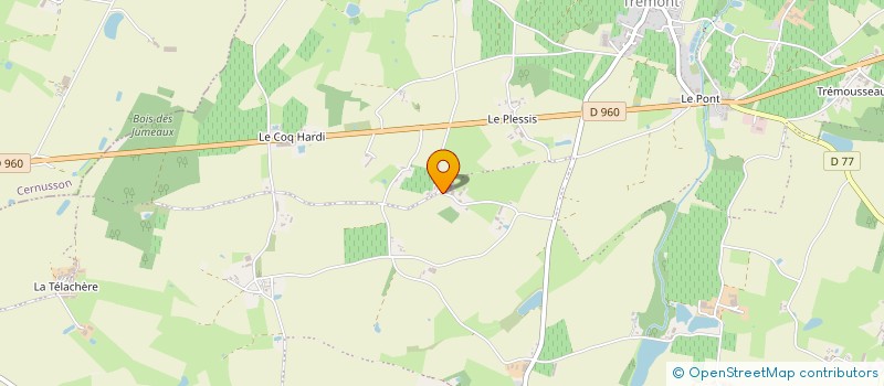localisation de l'entreprise GAEC LEFORT ET FILS à LYS-HAUT-LAYON