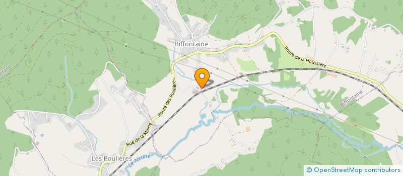 localisation de l'entreprise GAEC LEHER à BIFFONTAINE